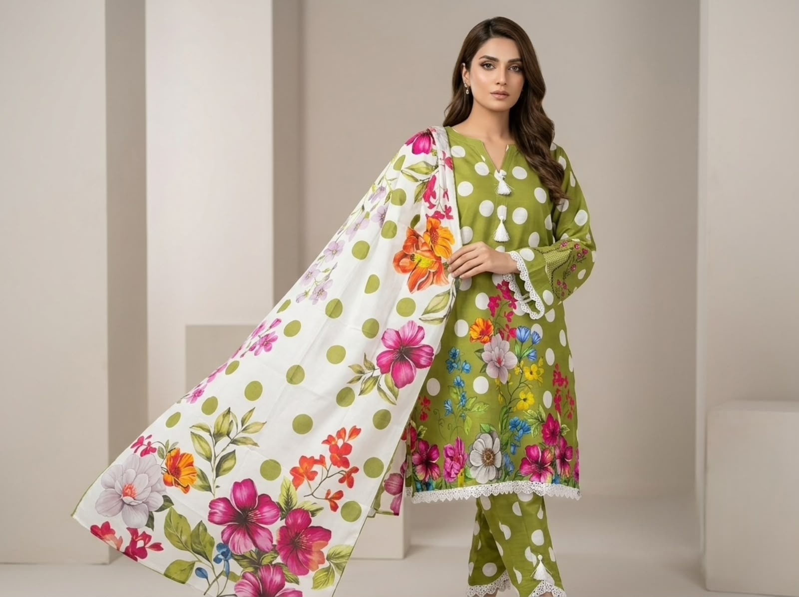 Premium Lawn 3-Piece Suit