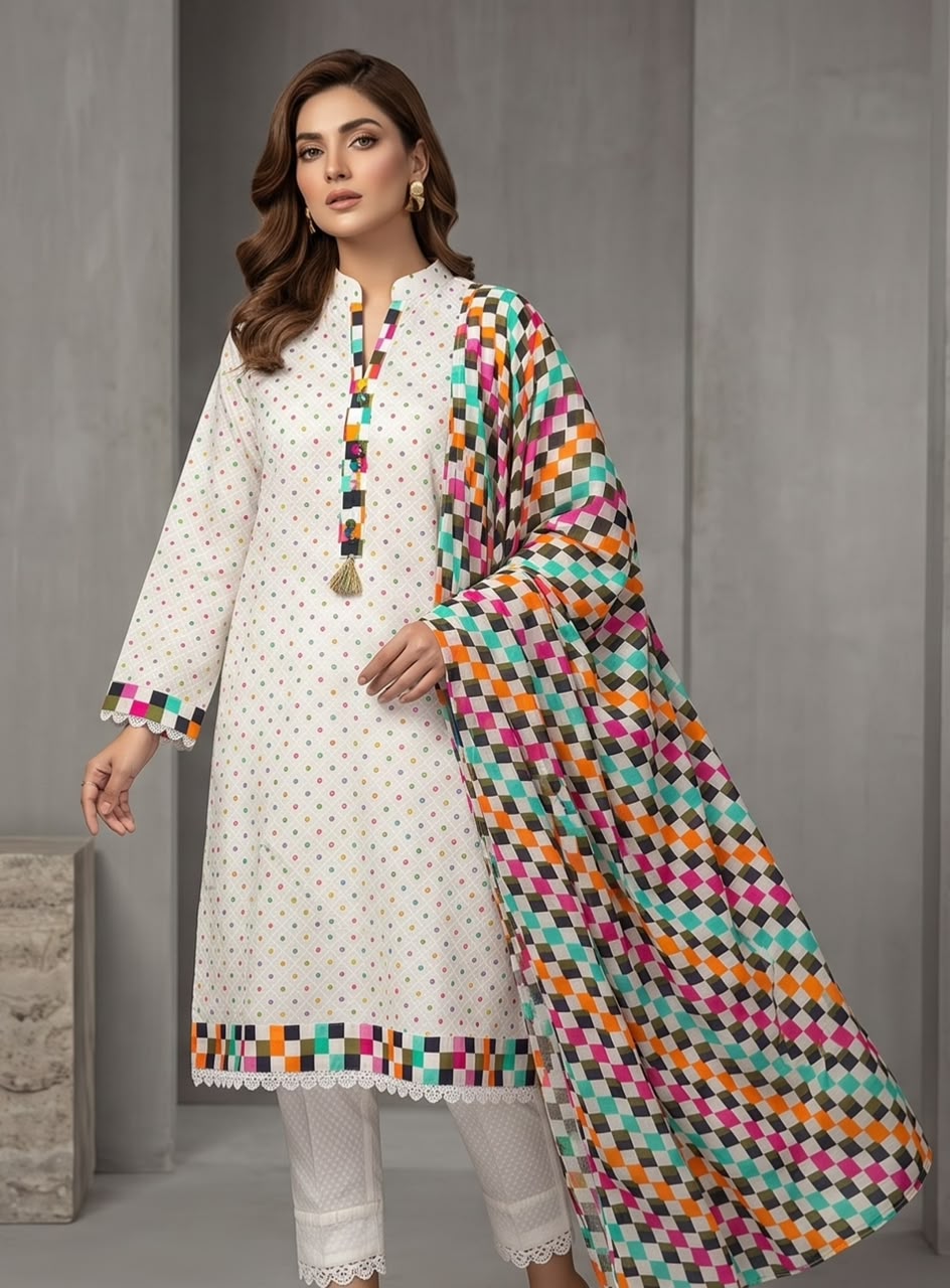 Premium Lawn 3-Piece Suit